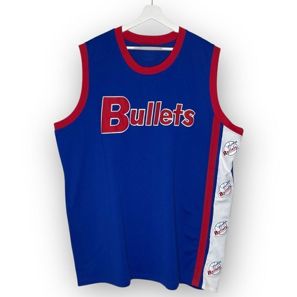 Baltimore Bullets Basketball Jersey Hardwood Classics Majestic USA NBA Men’s 2X